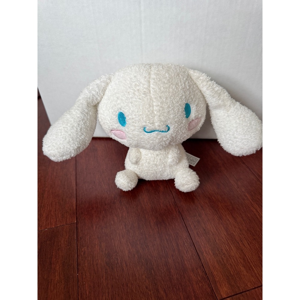 Sanrio Cinnamoroll White Sherpa Plush Toy Blue Eyes 6 Inch Small Kawaii Puppy